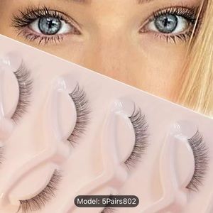 Women 5 Pairs 3D Eyeslashes